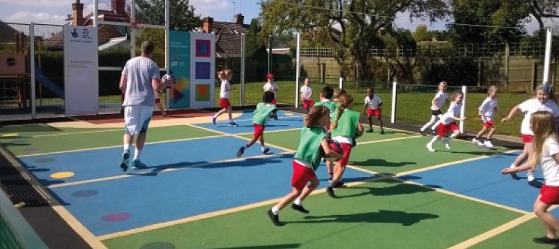 Pupils Enjoying Active Play At Lyncrest Primary