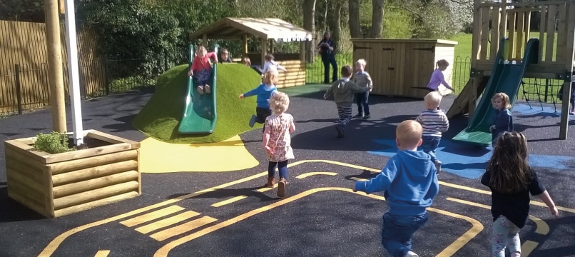 Village pre-school transforms playtime