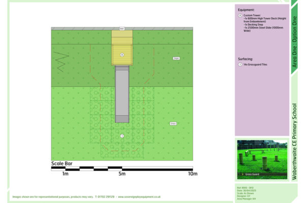 Project Design of custom tower and steel slide