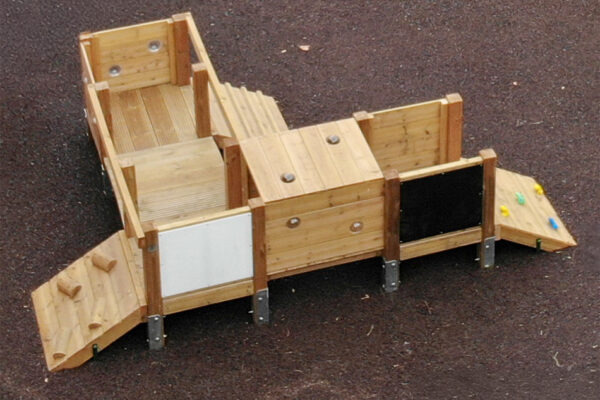 Freestanding Oak Adventure Tower