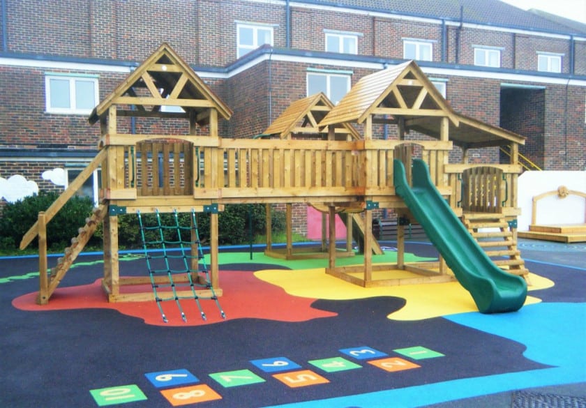 Children Thrilled After Play Equipment Choice Becomes Reality