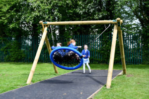 Basket Seat Swing & Safer Surfacing