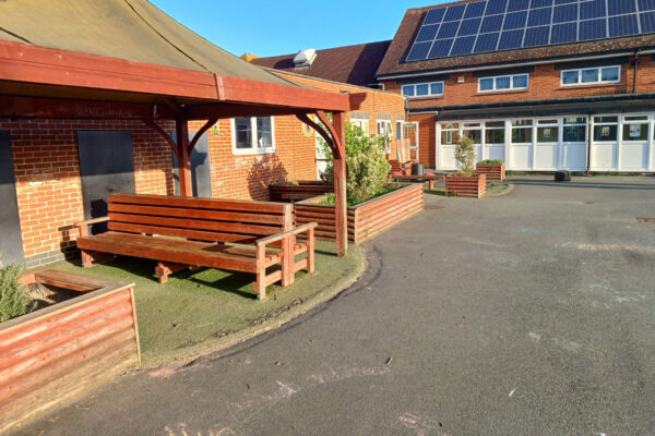 Outside seating area