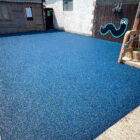 Blue Wetpour Safer Surfacing Area