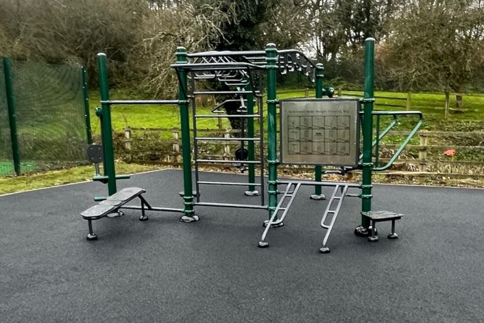 Venice Beach Outdoor Gym Equipment Cluster
