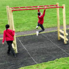 Horizontal Ladder Climbing Play Equipment