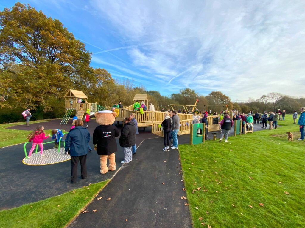 Grand opening of community park