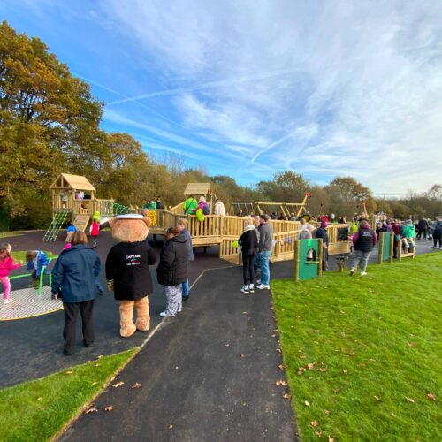 Grand opening of community park