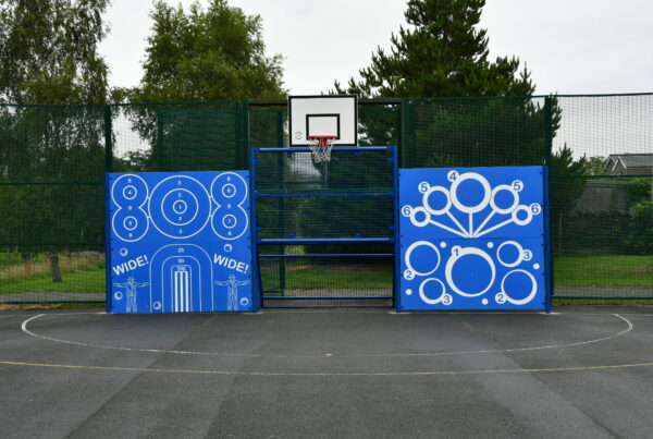 MUGA Games End with Target Wall Panels