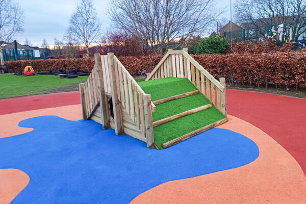 Mini Tunnel Mound on Wetpour Design