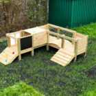 Oak Freestanding Adventure Tower