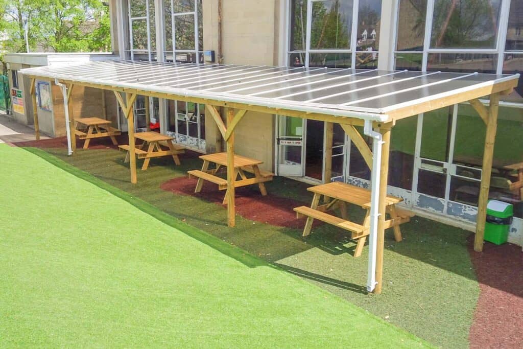 Polycarbonate Roof Pergola Sovereign Play