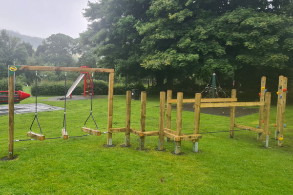 Outdoor Obstacles Play Trail