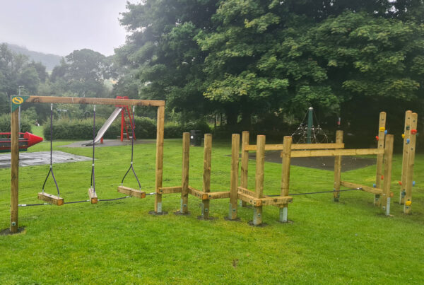 Outdoor Obstacles Play Trail