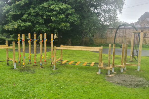 Outdoor Obstacles Play Trail