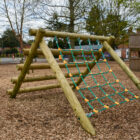 Scramble Net Log Climber