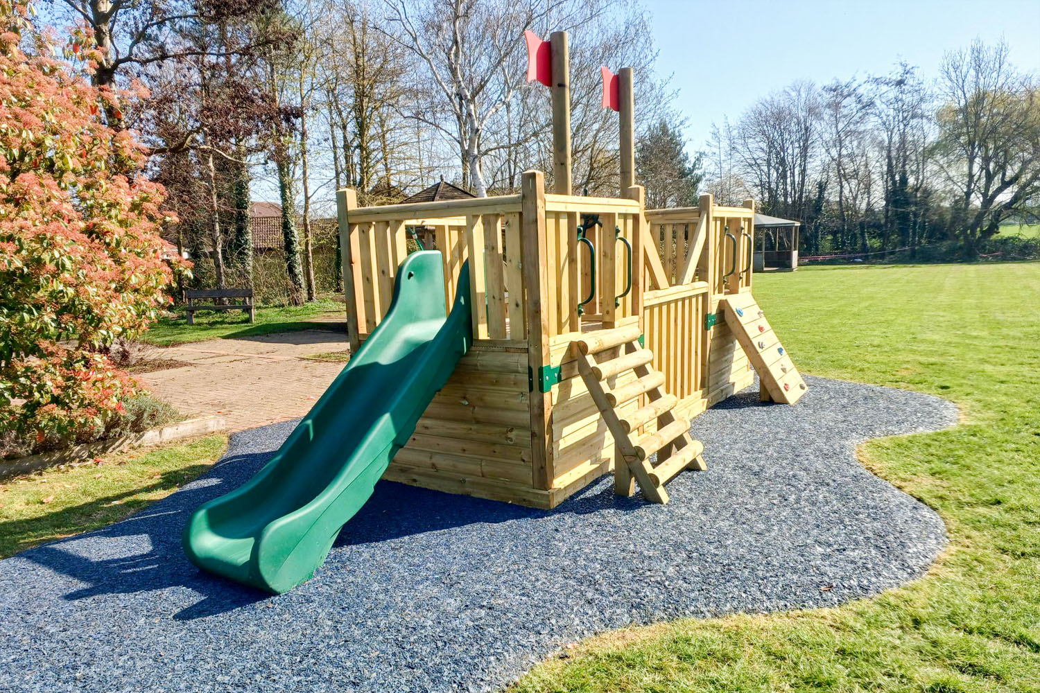 Play Ship - The Brig. With flags and slide