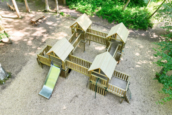 Custom Adventure Tower - Aerial View