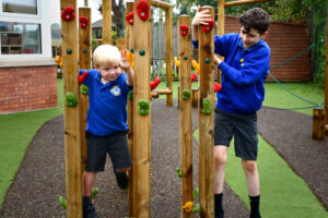 Traversing Forest Climbing Play Equipment