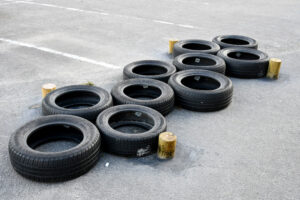 Tyre Hopscotch