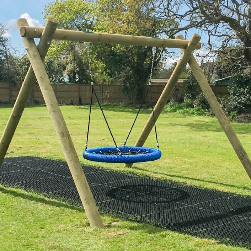 2.4m Log Swing with Basket Seat Sovereign Play