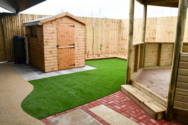 Shed & Artificial Grass