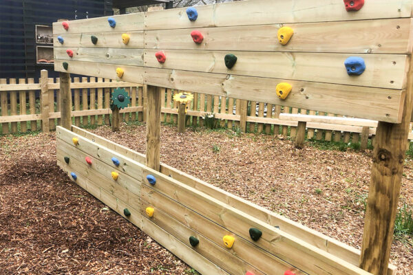 Double-Sided Climbing Wall