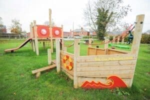 Wooden Playground Boats