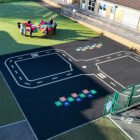 Needlepunch Surfacing & Wetpour Roadway