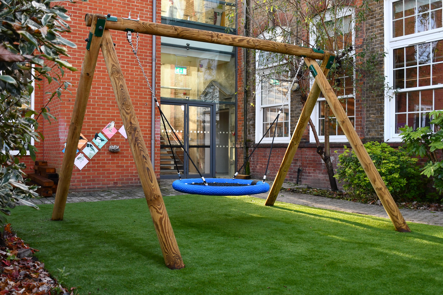 Basket Seat Log Swing